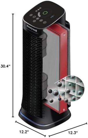 Honeywell Air Genius Air Purifier for Home, Large Rooms up to 1268Ft² with Pe...