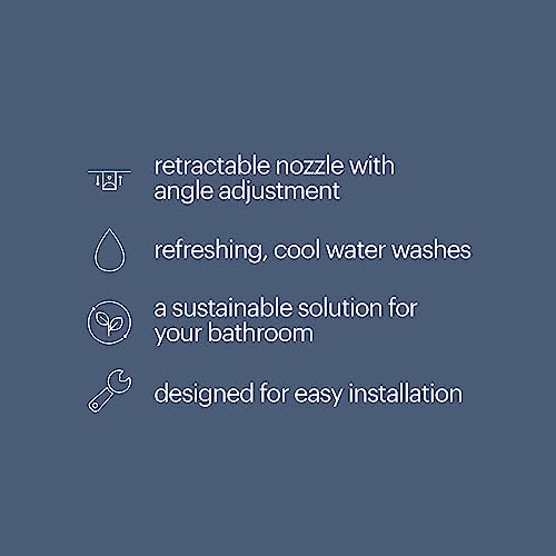 Brondell Fresh Spa Adjustable, Bidet Attachment FSA-15 for Toilet Seats with ...