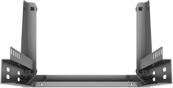 QiaoYoubang 6U Small Desktop Network Rack, 10 inch Mini Open Frame Desktop