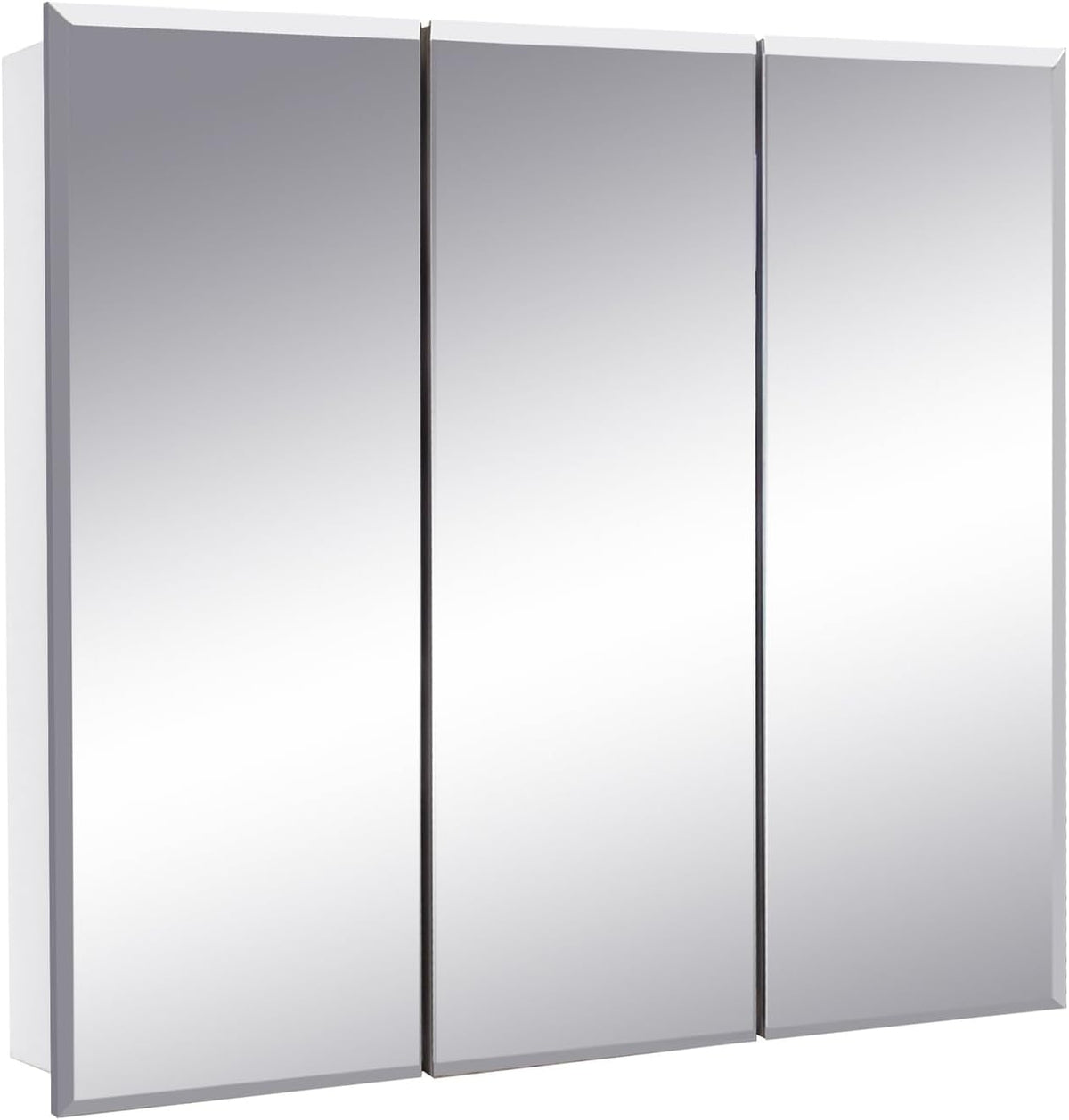 Design House Cyprus Bathroom Medicine Cabinet with Mirror, 25 Inch Recessed o...