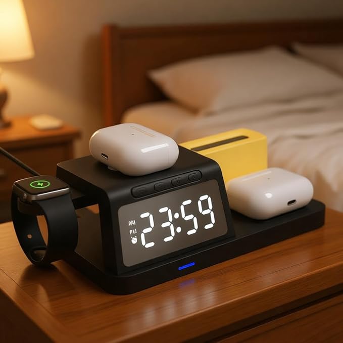 IHAO 6in1Digital Alarm Clock