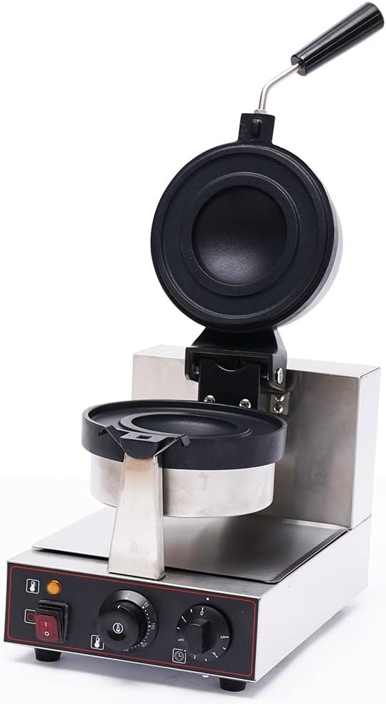 Electric Burger Baking Machine Commercial Cone Maker Double-Sided Constant