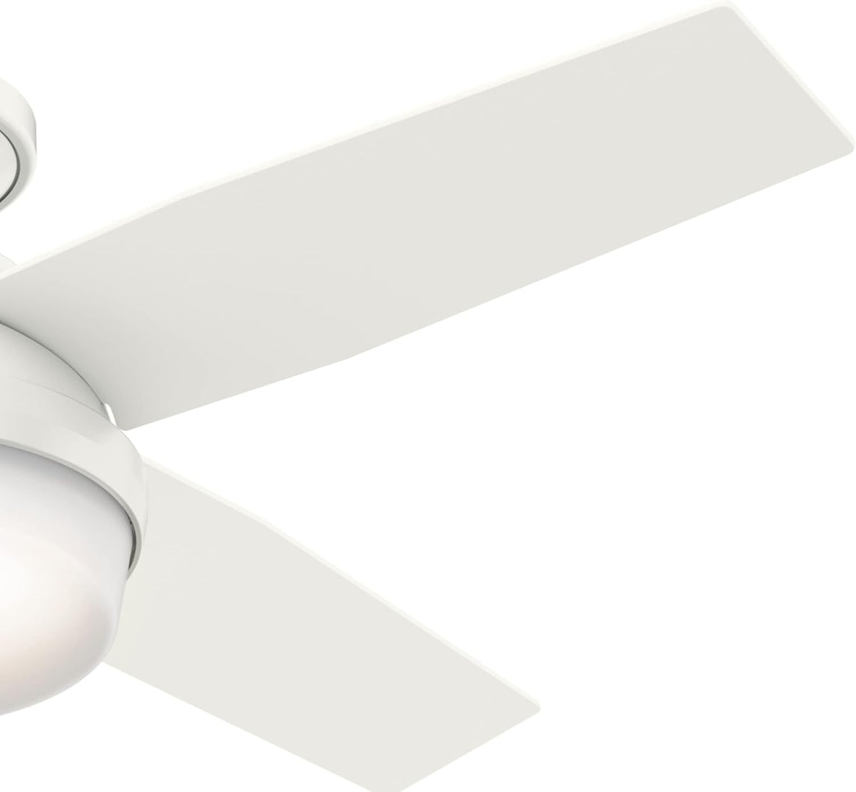 Hunter Dempsey, Indoor, Ceiling Fan, Modern, Quiet, 44 inch, Fresh White
