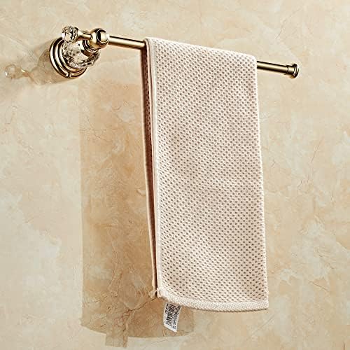 Crystal Bathroom Hardware Set,Adjustable Towel Rack, Toilet Roll Paper Holder...