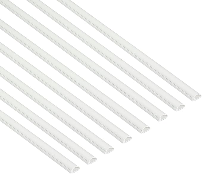 D-Line Half Round Cord Hider, Patented Cable Cover, Hide TV Wall Mount Wires