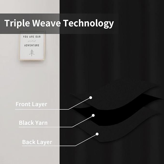 Easy-Going Blackout Door Curtains