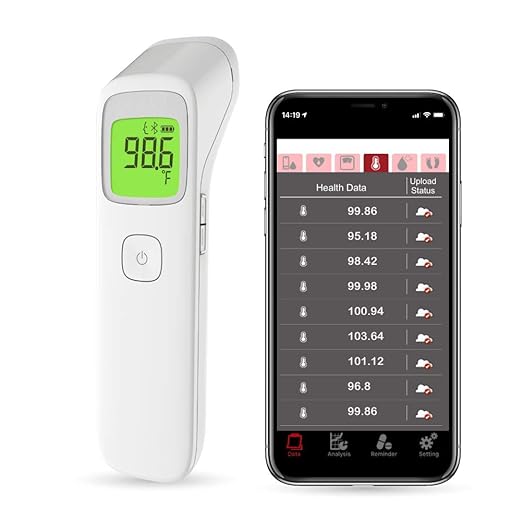 Uright Wireless Forehead Thermometer, Non-Contact Digital Thermometer
