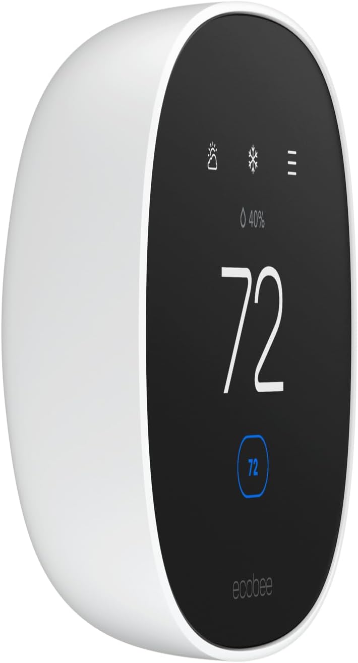 ecobee Smart Thermostat Essential - WiFi Thermostat, Energy Star Certified