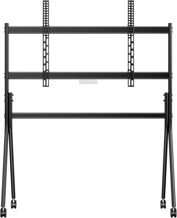 Sylvox TV Floor Stand for 65-75 Inch TVs, Heavy Duty Rolling TV Stand Max Load