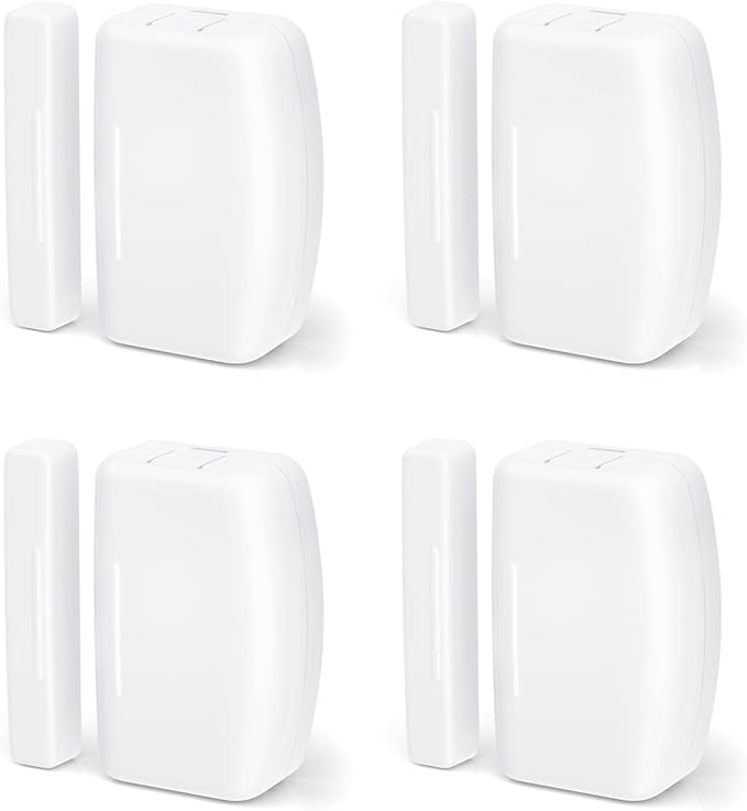 THIRDREALITY Zigbee Contact Sensor 4 Pack, Door and Window Monitor, Home
