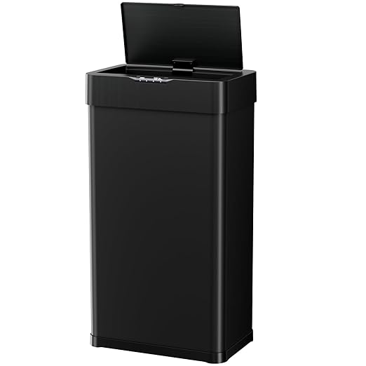 AthLike Sensor Trash Can, Touchless Motion Sensor Trash Bin, Smart Automatic