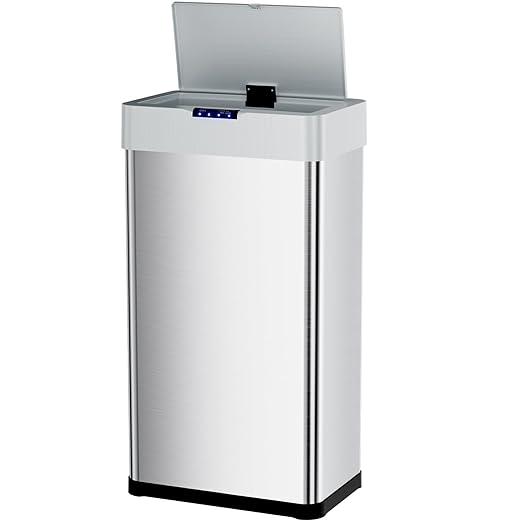 AthLike Sensor Trash Can, Touchless Motion Sensor Trash Bin, Smart Automatic