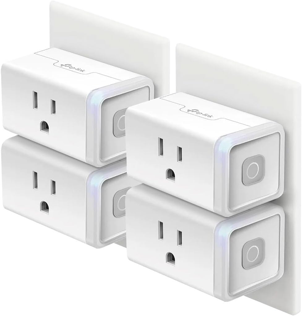 Kasa Smart Plug HS103P4, Smart Wi-Fi Outlet, Touch Actuator, Works with Alexa...