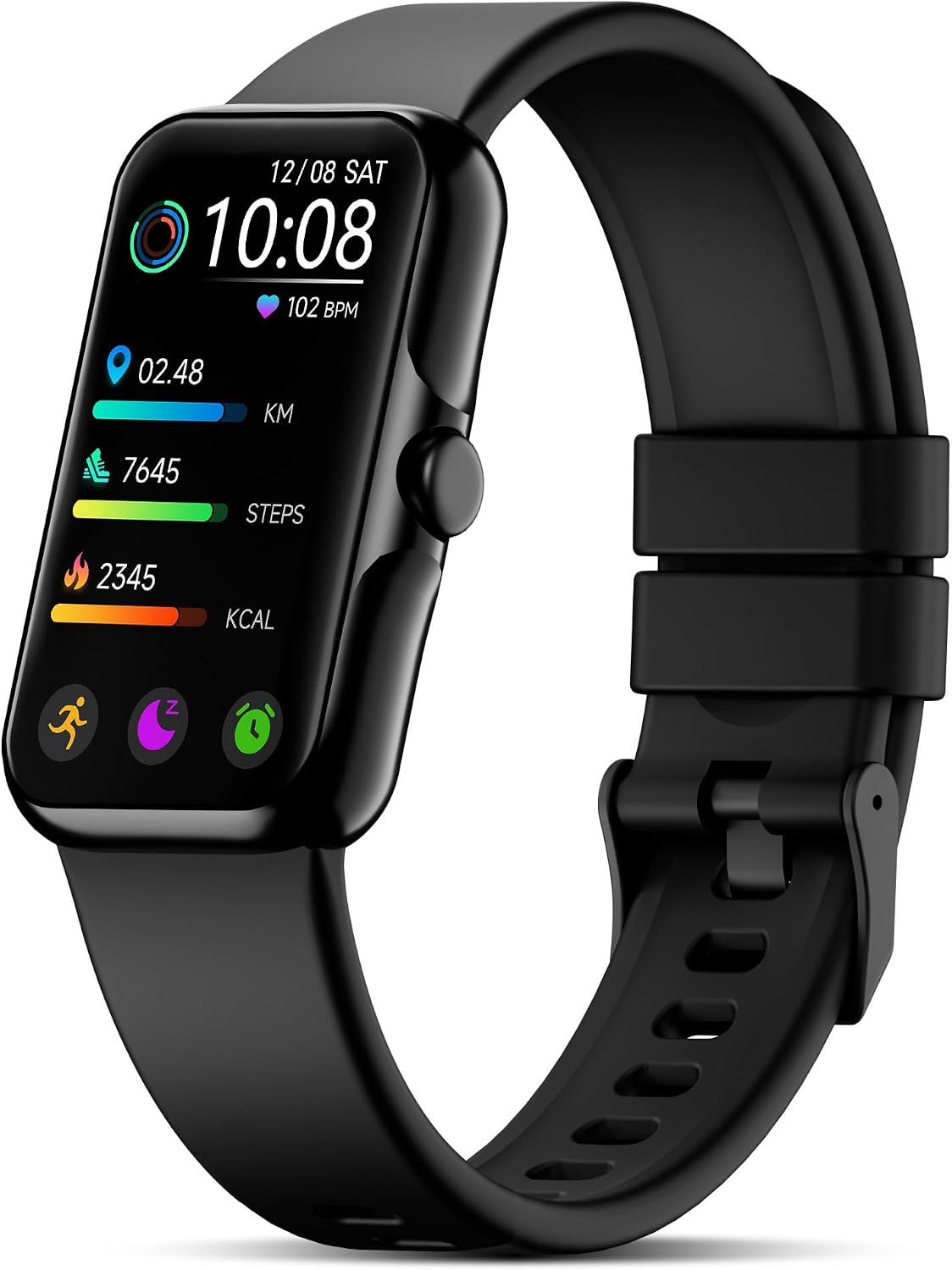 Fitness Tracker with 24/7 Continuous Heart Rate, Blood Oxy-gen Monitor, Smart...