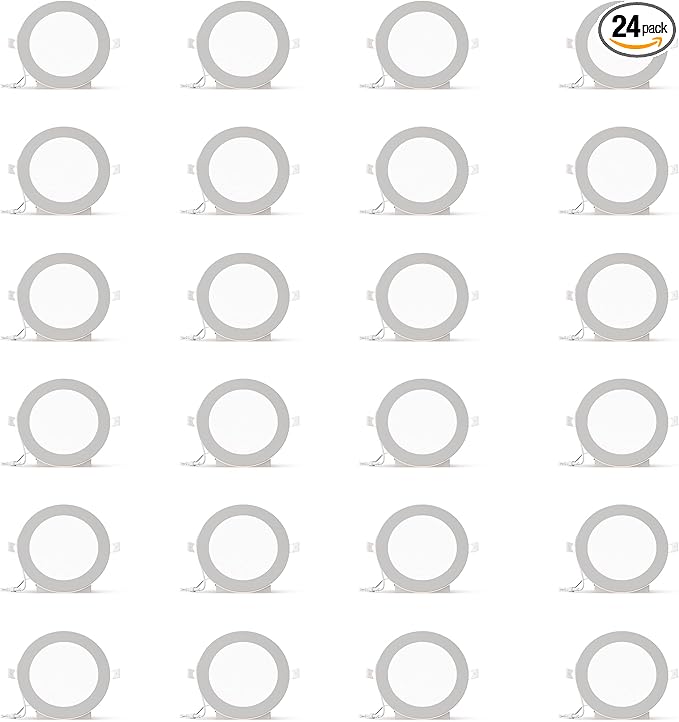INFIBRITE 6 in Slim Recessed LED Downlight (24 Pack)