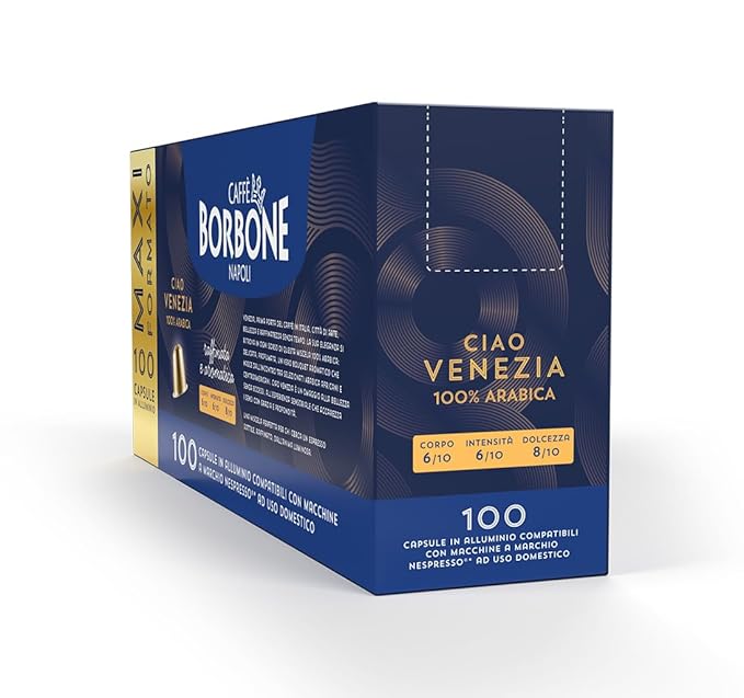 Caffè Borbone Ciao Venezia Aluminum Capsules Compatible (100 Count)