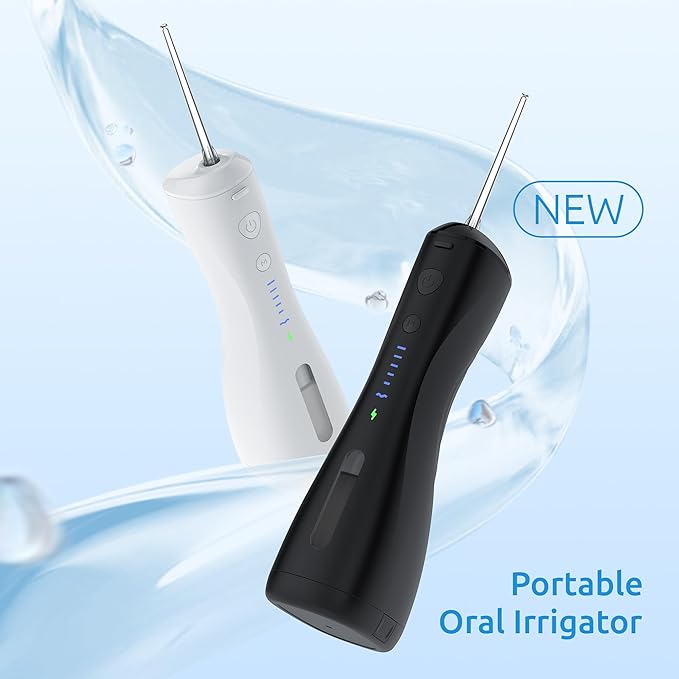 Water Flosser 6 Modes & IPX7 Waterproof Rechargeable Oral Irrigator Water...