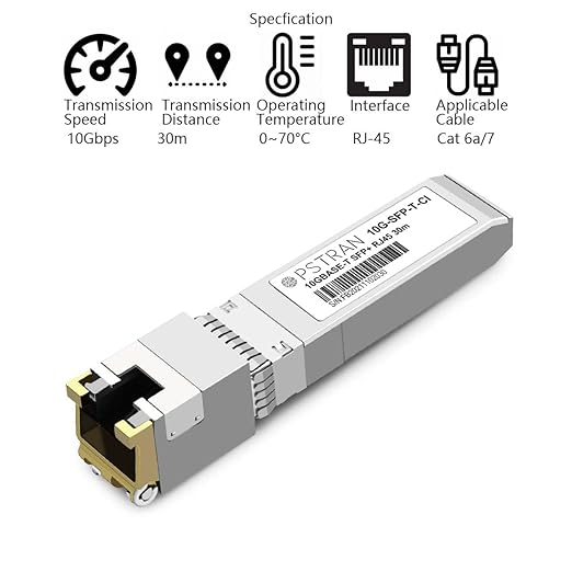 OPSTRAN 10GBASE-T SFP+ to RJ45 Copper Transceiver Module Compatible