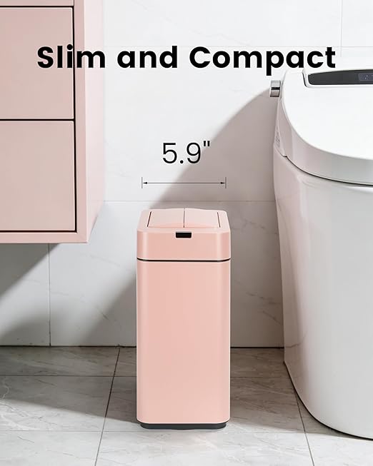 ELPHECO Bathroom Trash Can
