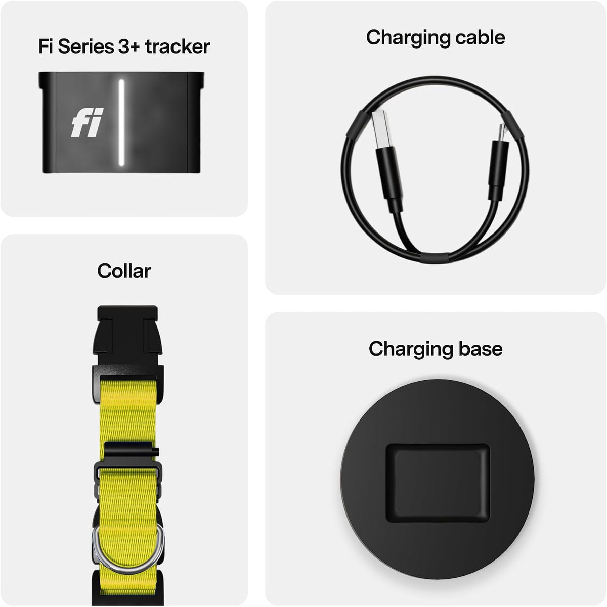 Fi Series 3+ GPS Dog Collar & Tracker, Membership Required, Gray XL