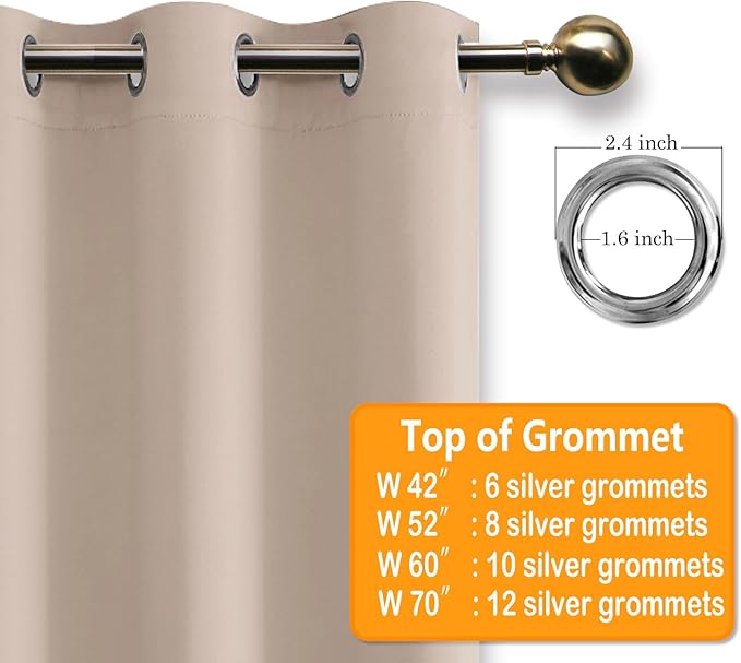 Hiasan Grommet Blackout Curtains