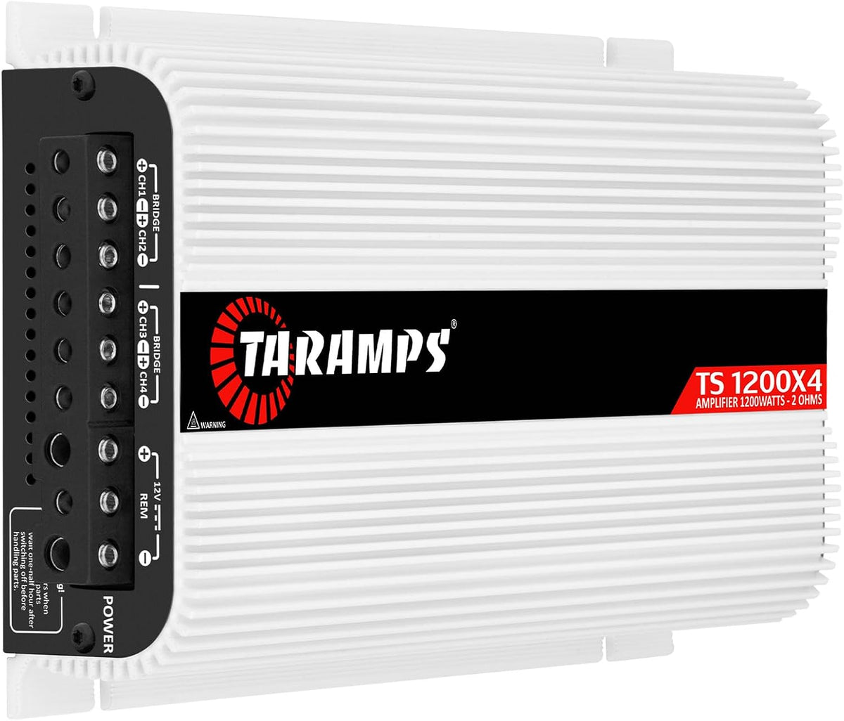 Taramps TS 1200 Watt Amp 4 Channel Amplifier Car Audio, Full Range Crossover ...