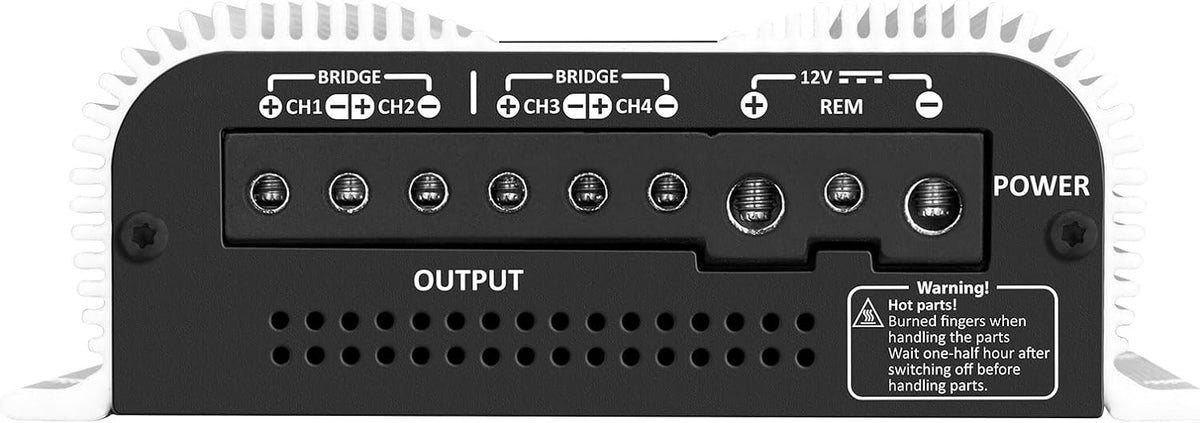 Taramps TS 1200 Watt Amp 4 Channel Amplifier Car Audio, Full Range Crossover ...
