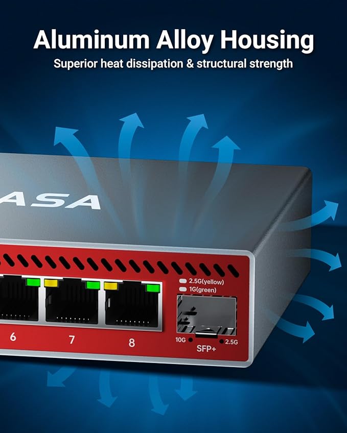 NUBASA 8-Port 2.5Gb Switch