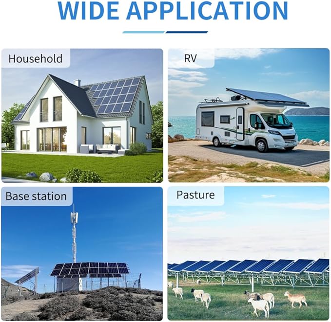 40A Solar Panel Charge Controller MPPT, Solar Battery Regulator 12v 24v 36v 48v