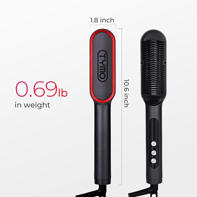 TYMO Ring Plus Ionic Hair Straightener Brush
