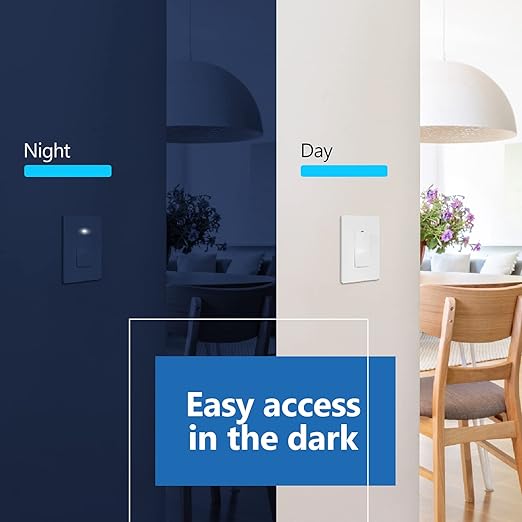 LIDER Minimalist Design Matte Finish Lighted Decorator Switch (10-Pack)