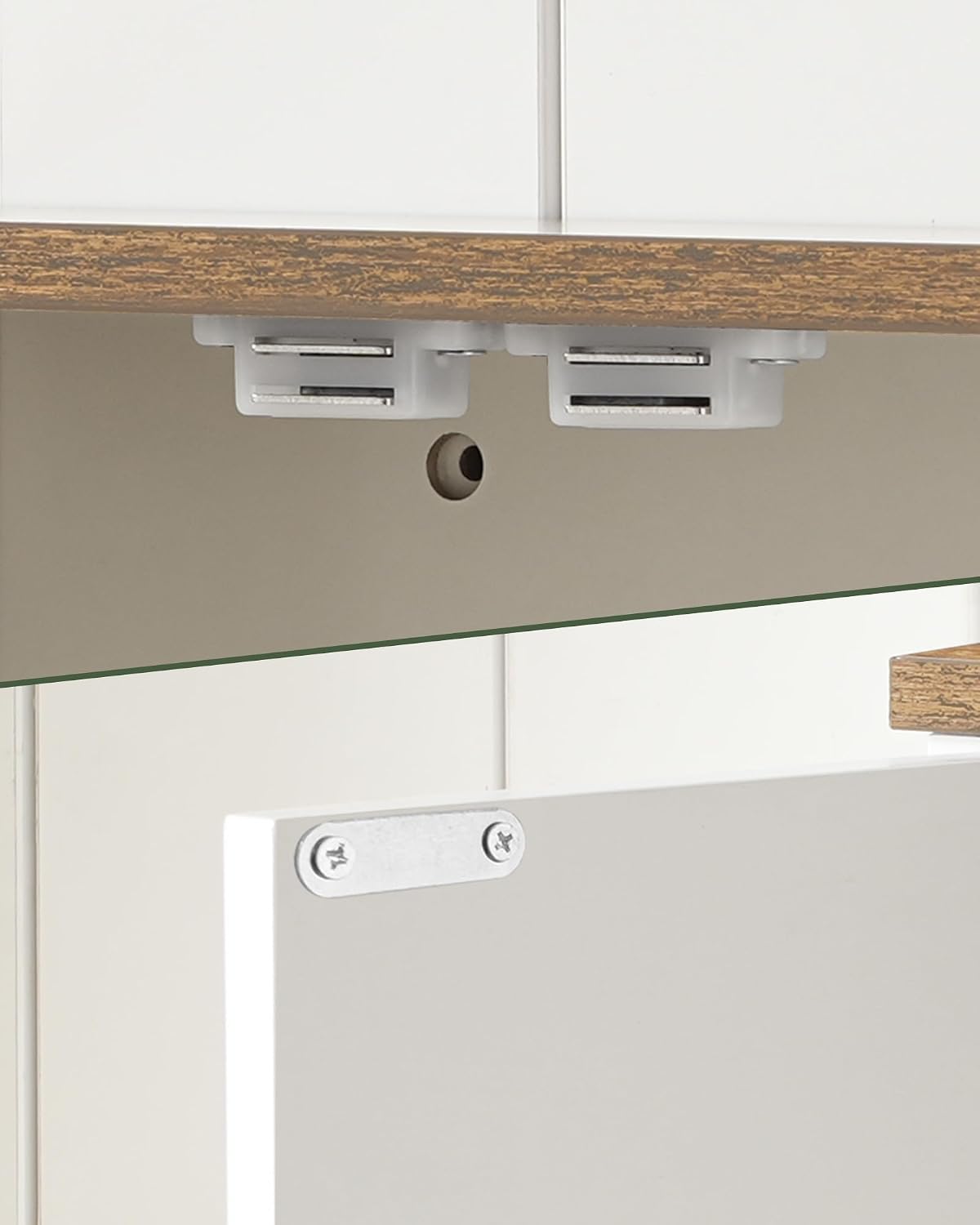 CHOEZON Bathroom Wall Cabinet, Medicine Cabinet with Open Partition and Towel...
