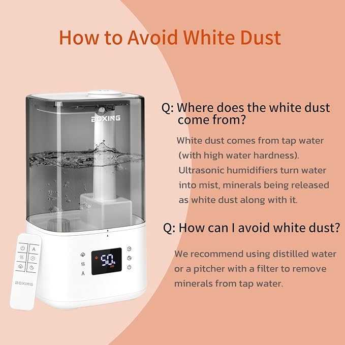 BOXING 6L Warm & Cool Mist Humidifiers