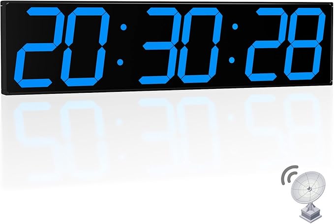 CHKOSDA 28.4''Large Digital Wall Clock, Automic Digital Clock