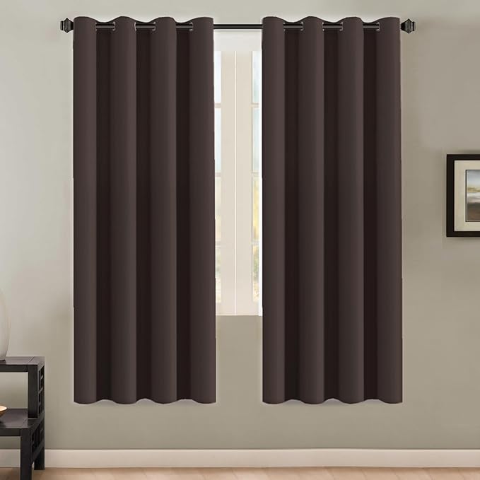 H.VERSAILTEX Thermal Insulated Blackout Curtains (Set of 2)