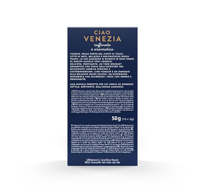 Caffè Borbone Ciao Venezia Aluminum Capsules Compatible (100 Count)