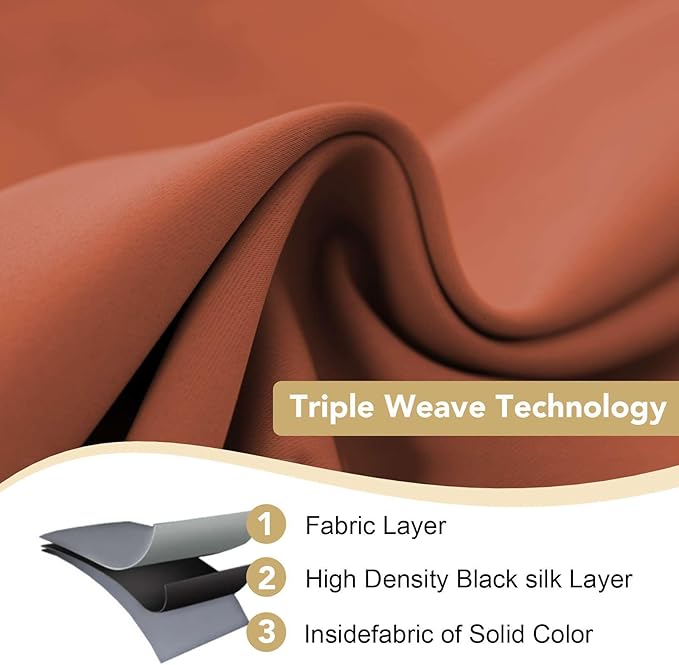 H.VERSAILTEX Ultra Soft Blackout Curtains (Set of 2)