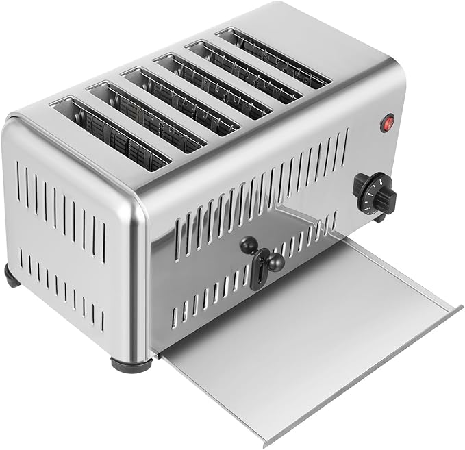 1680W Electric Toaster with 2 Modes & 1-5min Timer, Stainless Steel Bread