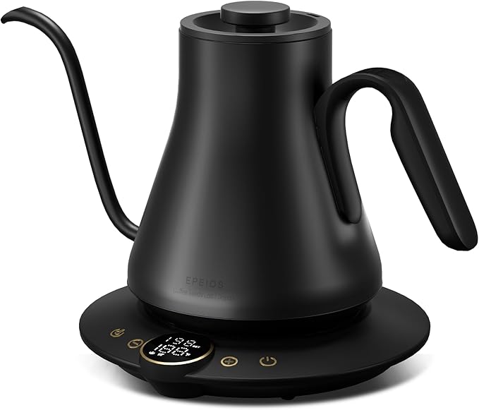 Gooseneck Electric Kettle with ±1℉ Temperature Control