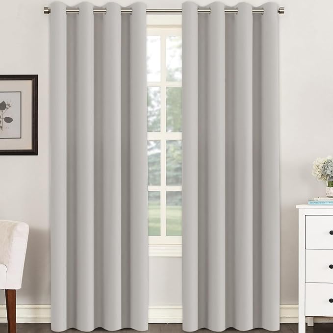H.VERSAILTEX Premium Blackout Thermal Insulated Room Darkening Curtains