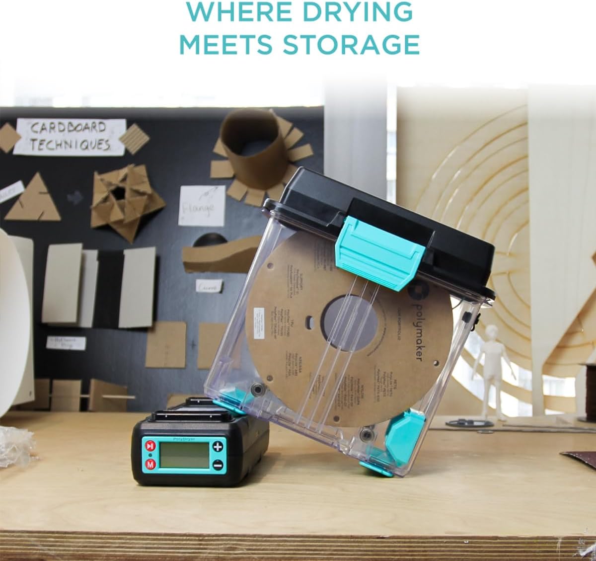Polymaker PolyDryer Filament Dryer Dock (Storage Box Not Included)