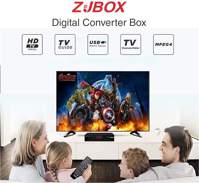Digital TV Converter Box, ATSC Tv Tuner
