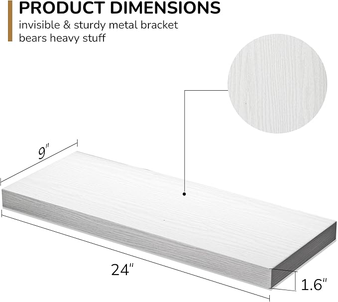 Floating Shelves (2 Pack)
