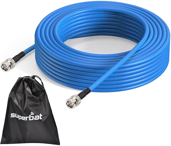 Superbat SDI Cable Long 75 Ohm BNC Cable 3G/6G/12G,1-300FT, Support