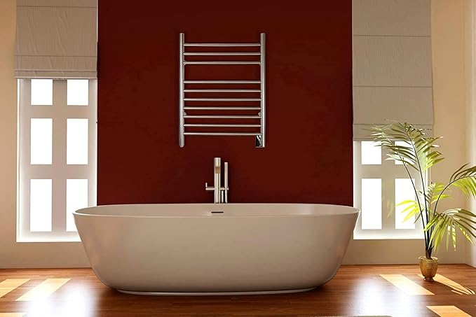 HEATGENE Towel Warmer Wall-Mounted Hardwired Heated Towel Rack Hot Towel Bar