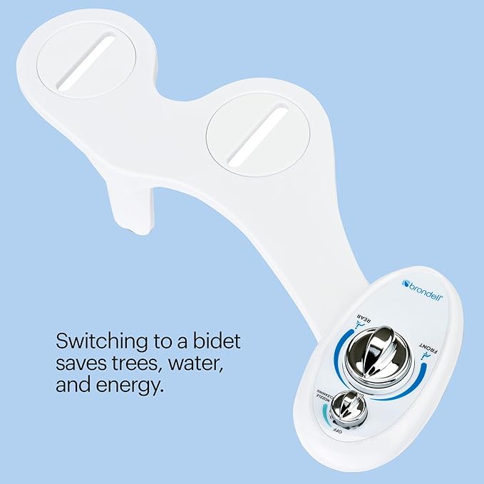 Brondell Bidet Left Hand Bidet Attachment SouthSpa Dual Nozzle