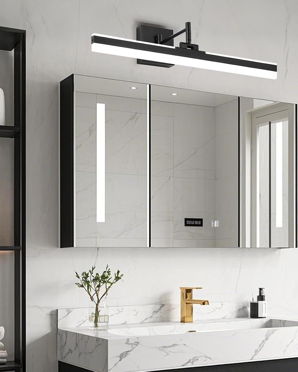 Modern LED Vanity Light,23.6‘’ Adjustable & Rotatable Bathroom Light Fixt...