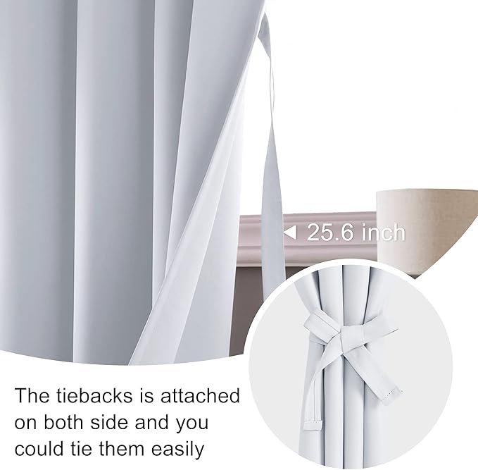 JIUZHEN Room Darkening Curtains