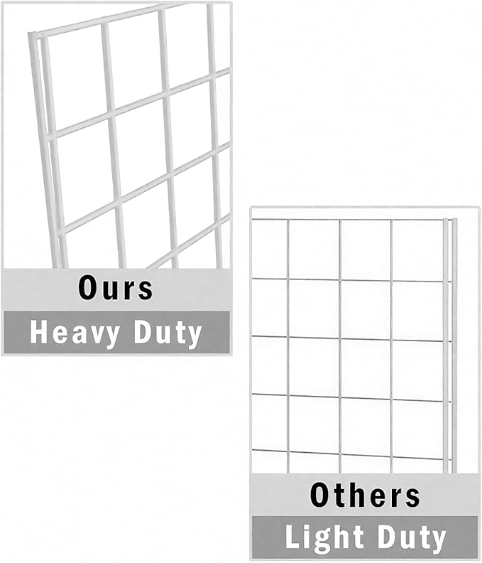 7RiversART Grid Wall Commercial Grade Gridwall Panels – Heavy Duty Grid Panel...