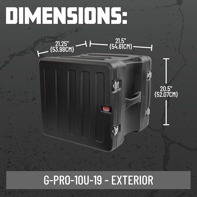 Gator Cases Pro Series 10U Rack Case